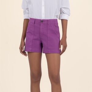 Kut from the Kloth High Waist Pink Shorts